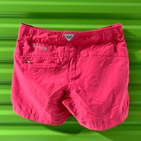 Columbia PFG Pink Omni-Shade Performance Fishing Gear Shorts Womens - Picture 7 of 10